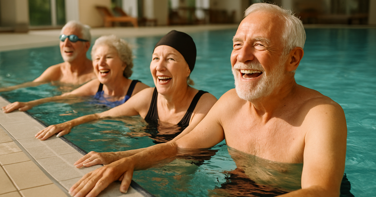 Natación a los 60: El Ejercicio Más Seguro para la Salud