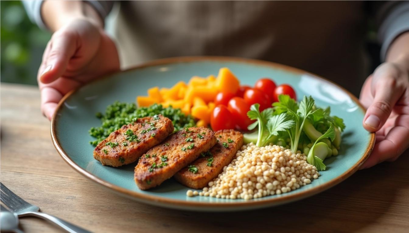 Cómo Crear un Plato de Alimentación Saludable Perfectamente Equilibrado
