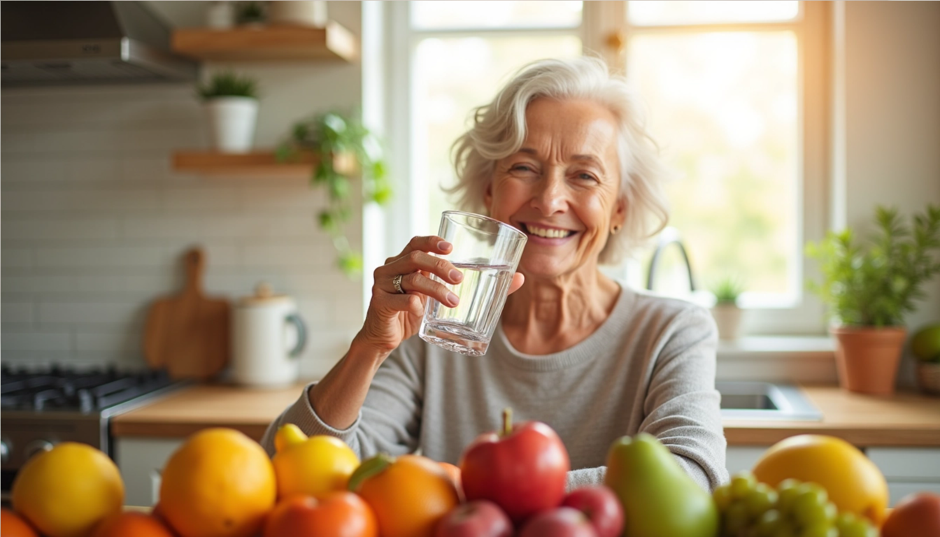 Hidratación El Secreto Olvidado de la Alimentación Saludable para Adultos Mayores