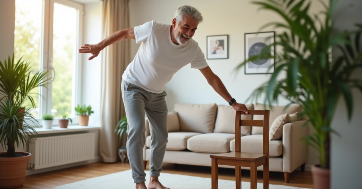 Ejercicios de Equilibrio y Estabilidad para Adultos Mayores