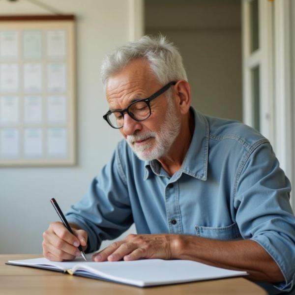 hombre adulto mayor escribiendo 600x600 hombre adulto mayor escribiendo 600x600