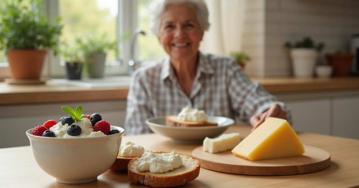 Queso para Ganar Masa Muscular Después de los 60